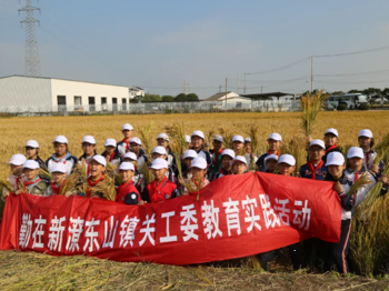 渡口闻稻香，田园探新知——莫厘实验小学关工委“庆丰收”主题活动